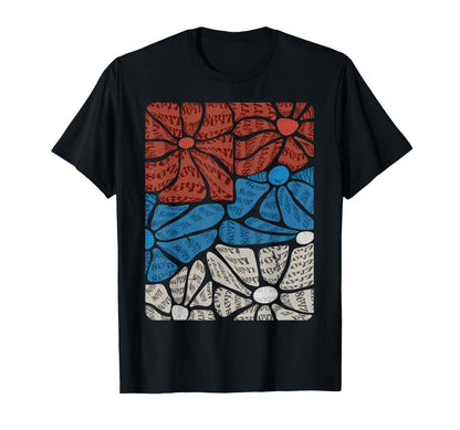 Boho American Flag 4Th July Usa T-Shirt - Trendy Graphic Men Women - T-Shirt, Sweatshirt, Hoodie