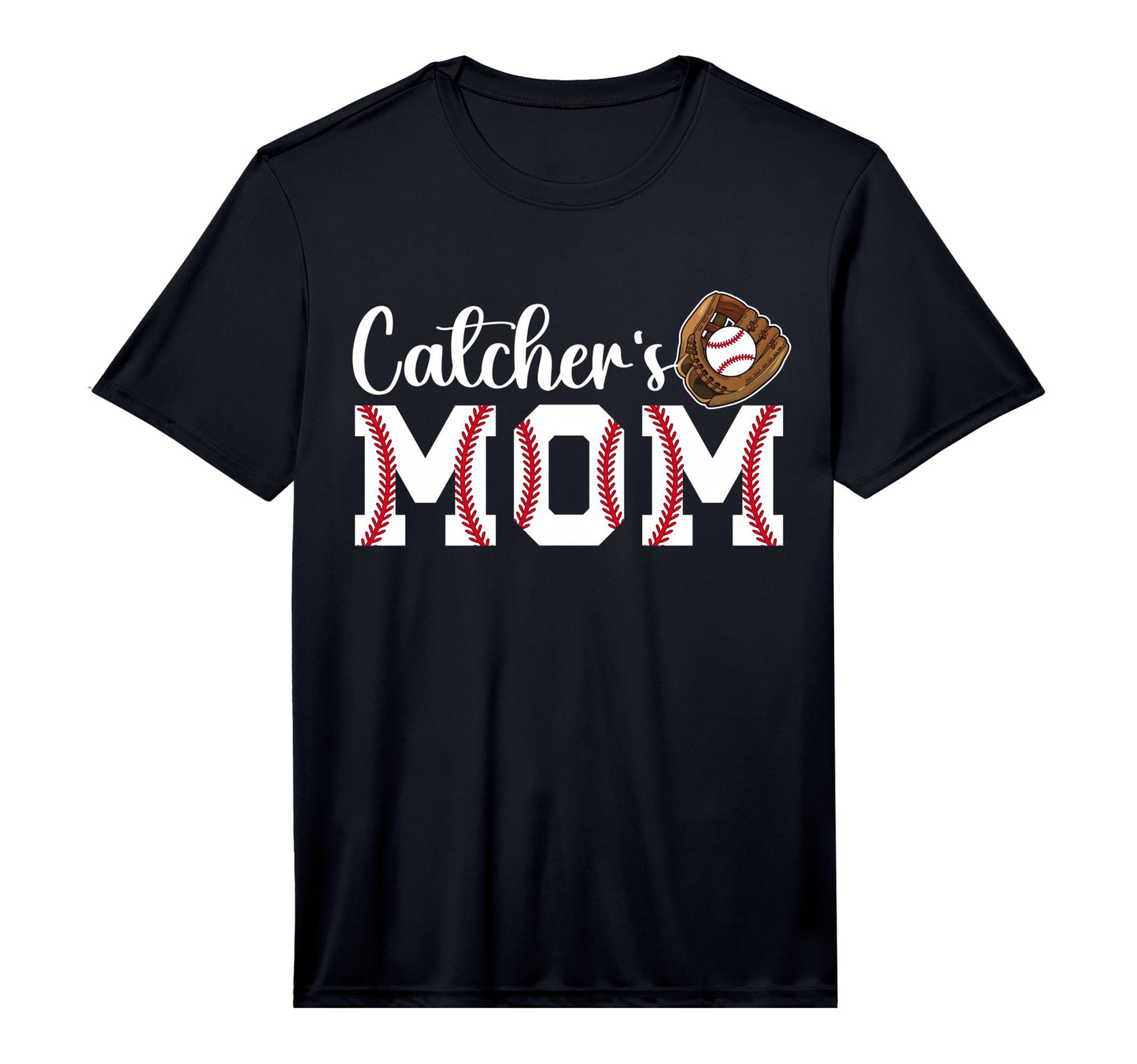 Mens Catchers Mom Baseball Catcher Mom T-Shirt - Aesthetic Graphic Unisex - T-Shirt, Sweatshirt, Hoodie