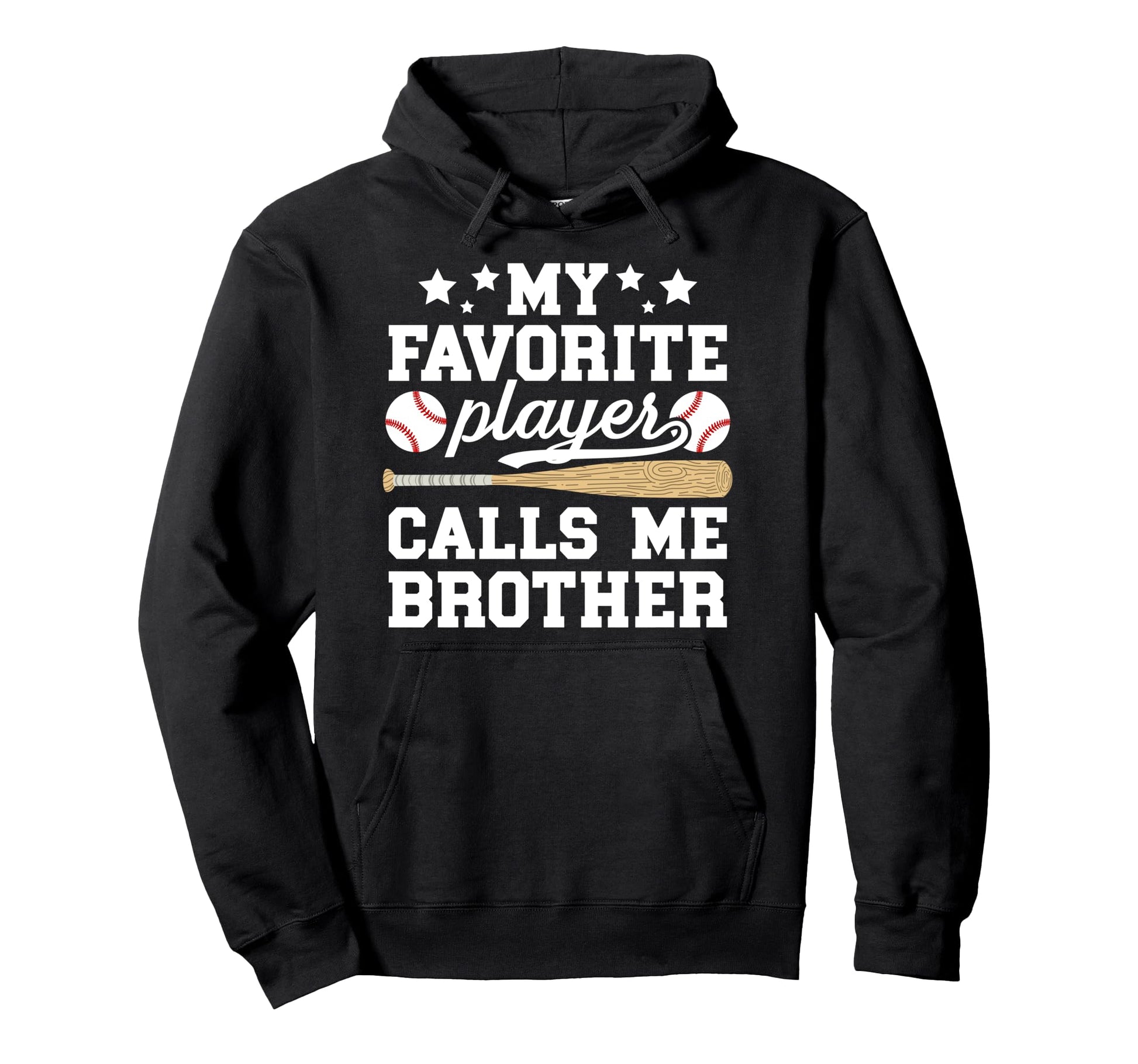 Baseball Brother Baseball Player Proud Hoodie - Novelty Apparel Men Women - T-Shirt, Sweatshirt, Hoodie