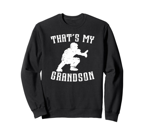 Proud Baseball Catcher Grandpa Sweatshirt - Aesthetic Graphic for Adults - T-Shirt, Sweatshirt, Hoodie