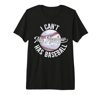 Mens My Nephew Has Baseball Uncle T-Shirt - Custom Art Print for Adults - T-Shirt, Sweatshirt, Hoodie