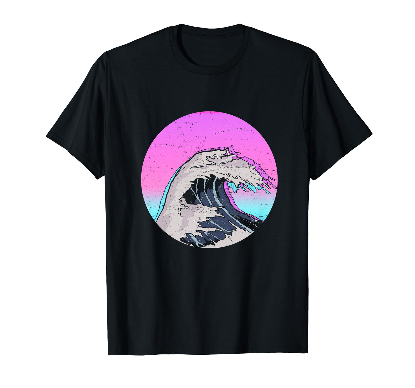 Dynamic Wave Crest Vibes Sunset T-Shirt - Aesthetic Graphic Unisex - T-Shirt, Sweatshirt, Hoodie