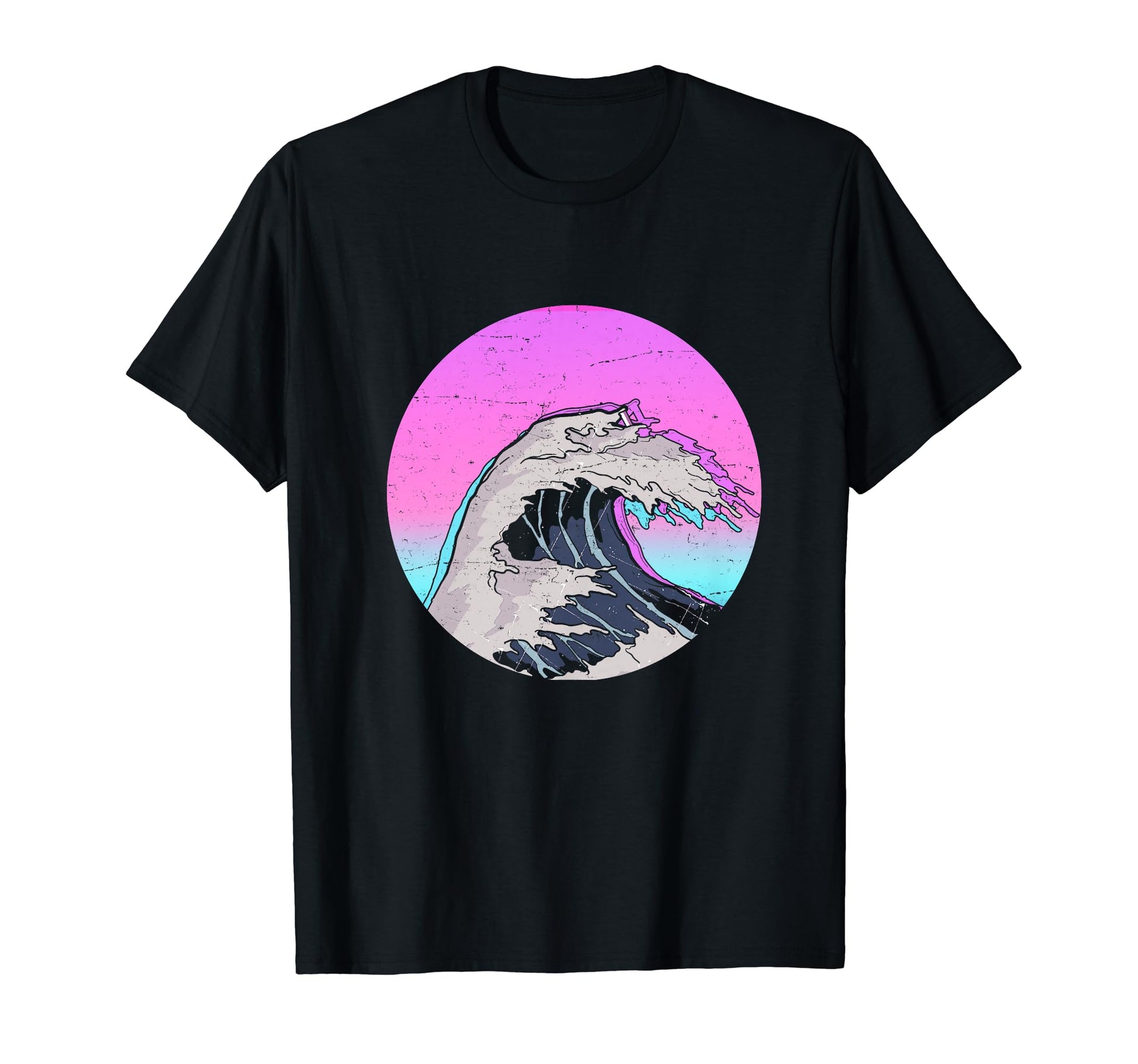 Dynamic Wave Crest Vibes Sunset T-Shirt - Aesthetic Graphic Unisex - T-Shirt, Sweatshirt, Hoodie