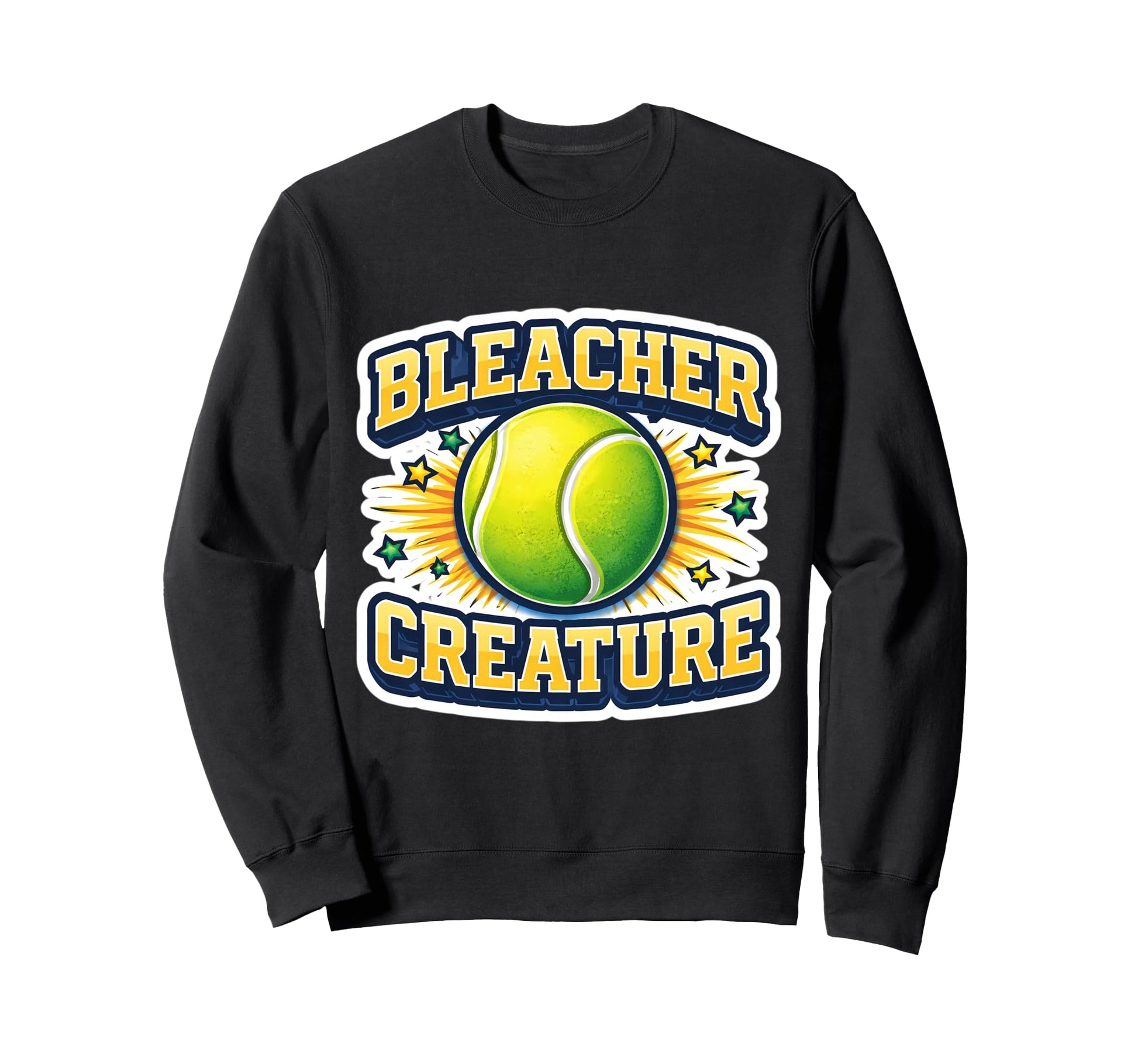 Bleacher Creature Tennis Fan Sweatshirt - Graphic Print for Adults - T-Shirt, Sweatshirt, Hoodie