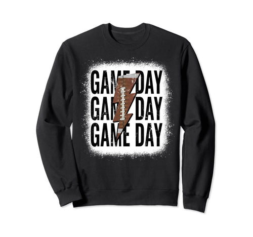 Womens Football Mom Leopard Game Sweatshirt - Fun Novelty Design Men Women - T-Shirt, Sweatshirt, Hoodie