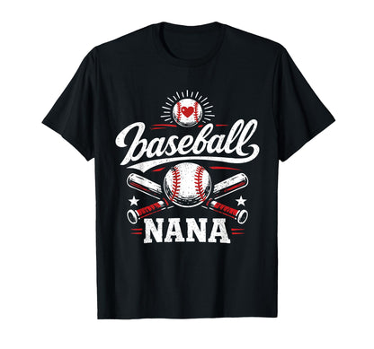 Baseball Nana Proud Loud Senior T-Shirt - Custom Art Print Men Women - T-Shirt, Sweatshirt, Hoodie