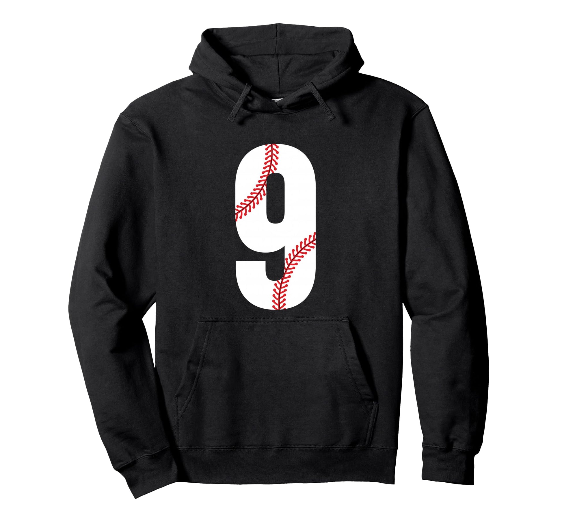 9Th Birthday Baseball 9 Year Old Gift Hoodie - Graphic Print for Adults - T-Shirt, Sweatshirt, Hoodie