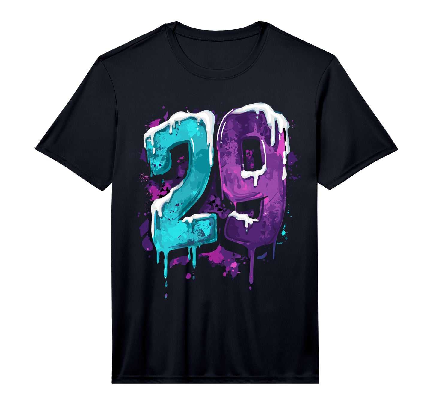 Baseball 29 Number Performance T-Shirt - Graphic Print for Adults - T-Shirt, Sweatshirt, Hoodie