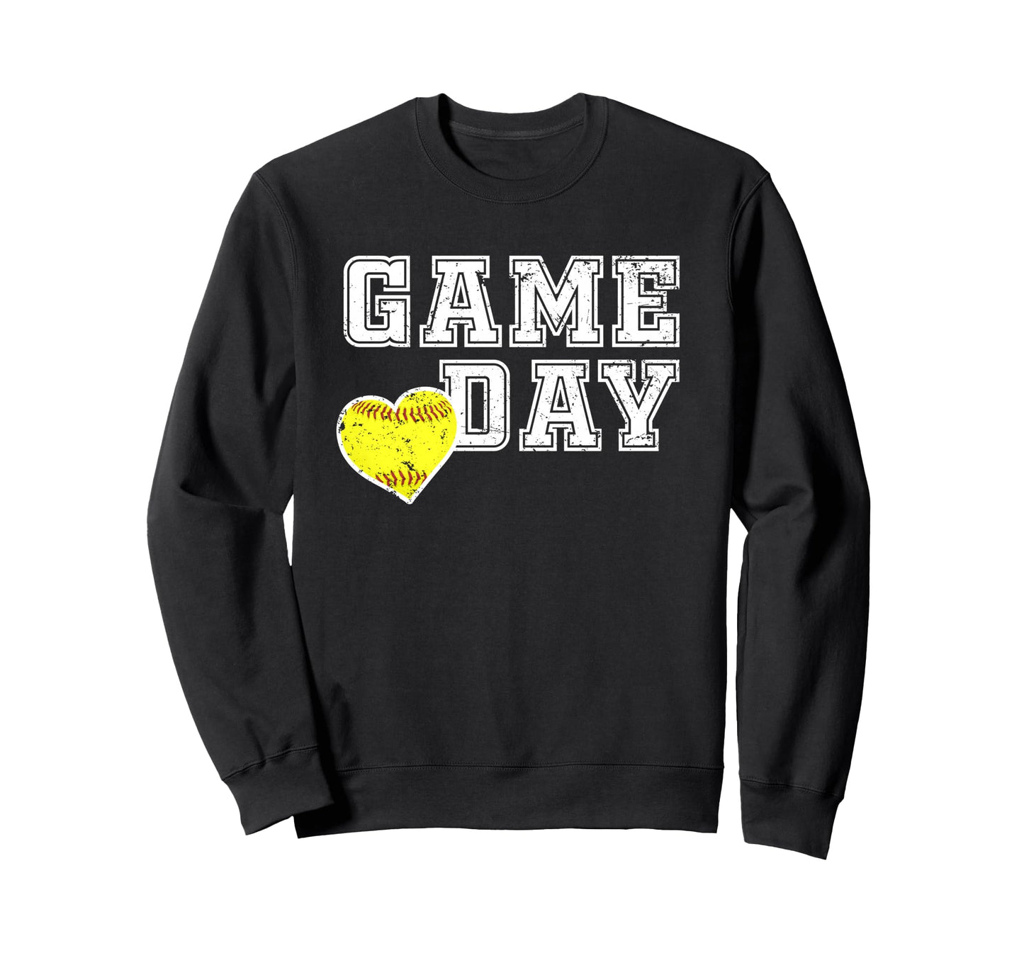 Softball Mom Game Day Sweatshirt - Unique Graphic Unisex - T-Shirt, Sweatshirt, Hoodie