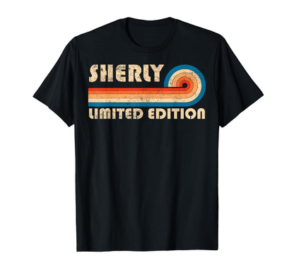 Sherly 70S 80S Sunset Stripe T-Shirt - Streetwear Style Unisex - T-Shirt, Sweatshirt, Hoodie