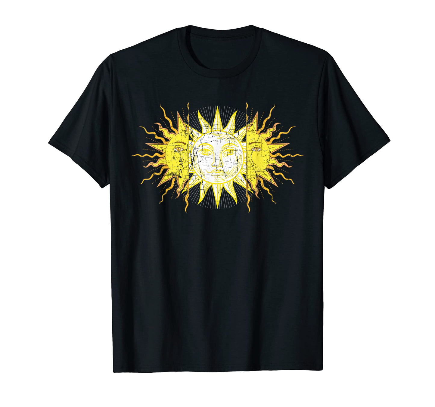 Split Sun Alt Aesthetic Vaporwave T-Shirt - Custom Art Print for Adults - T-Shirt, Sweatshirt, Hoodie