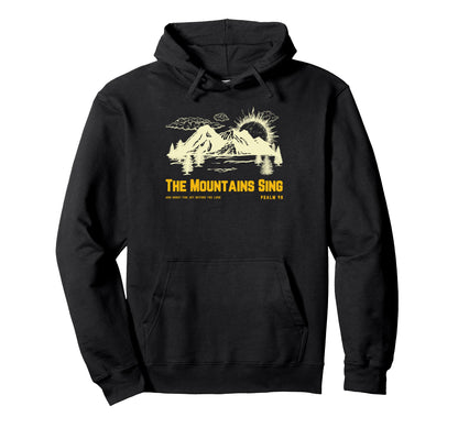 Boho Christian Fall Camping Psalm Hoodie - Streetwear Style Men Women - T-Shirt, Sweatshirt, Hoodie