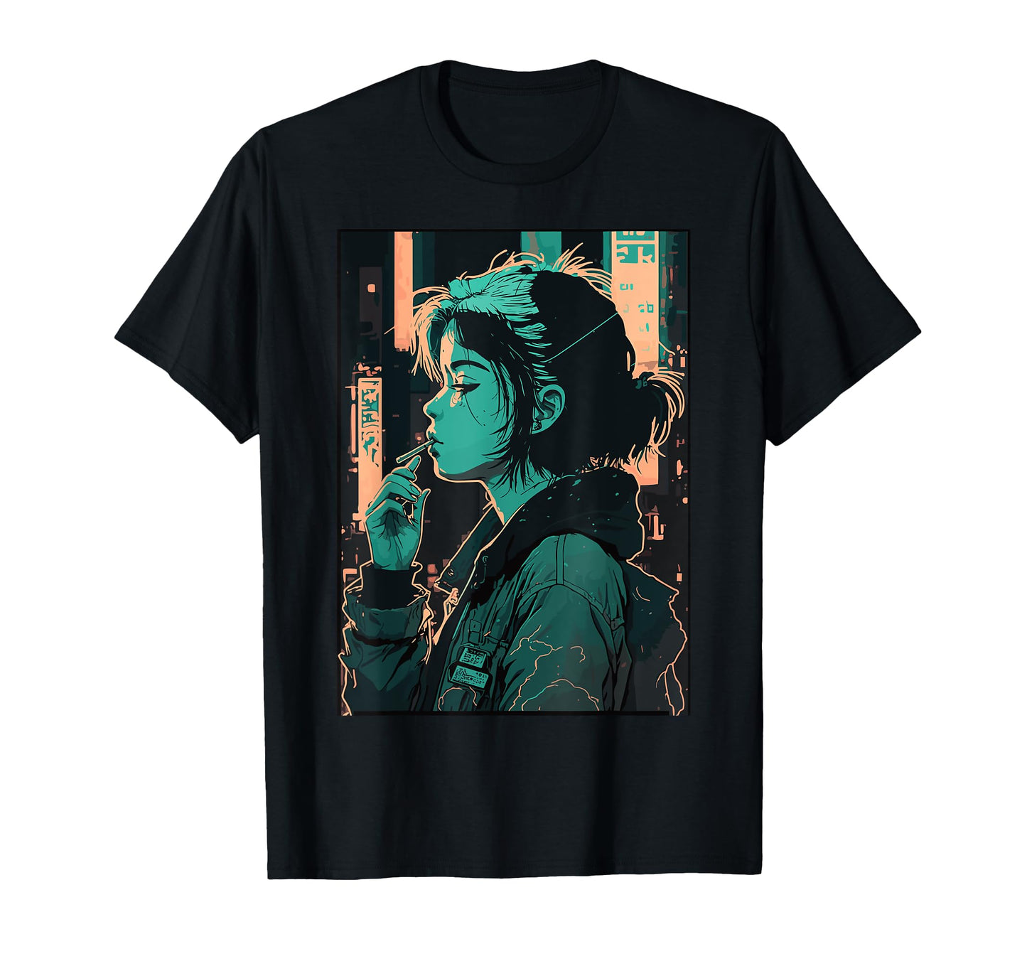 Japanese Vaporwave Sad Anime Indie T-Shirt - Casual Everyday Wear Unisex - T-Shirt, Sweatshirt, Hoodie