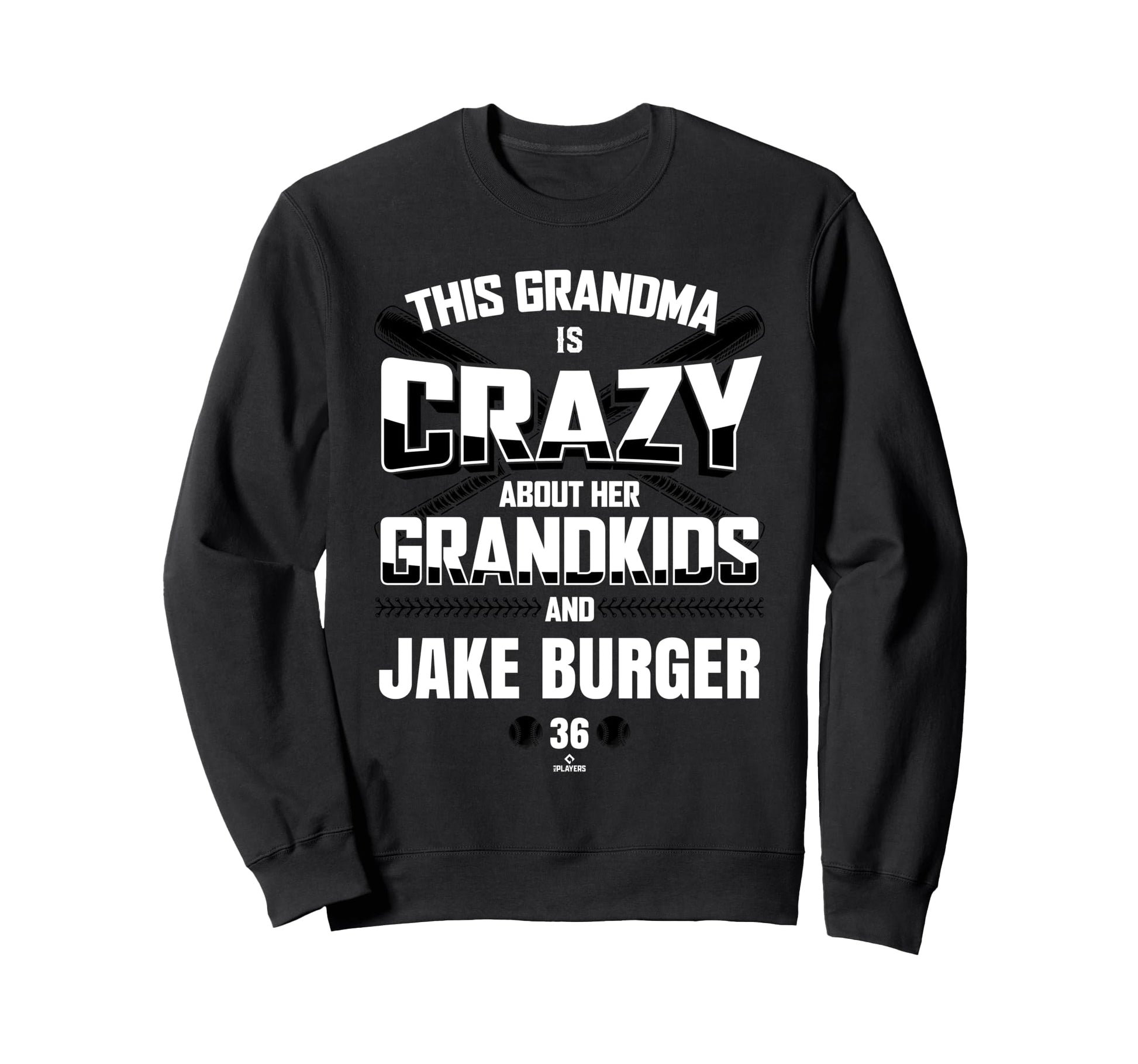 Grandma Crazy Jake Burger Sweatshirt - Casual Everyday Wear Men Women - T-Shirt, Sweatshirt, Hoodie