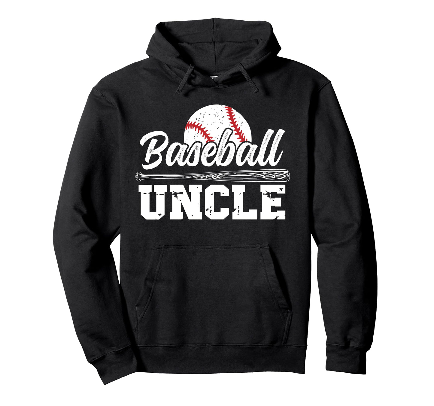 Baseball Uncle Best Uncle Baseball Hoodie - Minimalist Print for Adults - T-Shirt, Sweatshirt, Hoodie