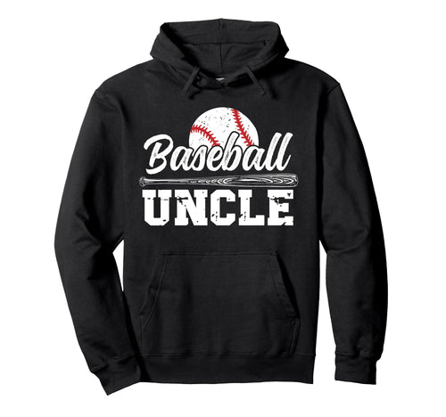 Baseball Uncle Best Uncle Baseball Hoodie - Minimalist Print for Adults - T-Shirt, Sweatshirt, Hoodie