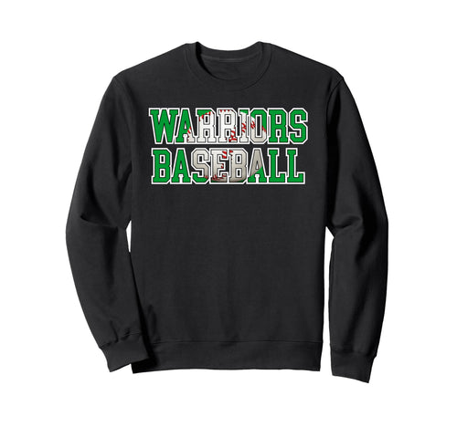 Warriors Baseball Mom Green Warrior Sweatshirt - Fun Novelty Design Unisex - T-Shirt, Sweatshirt, Hoodie