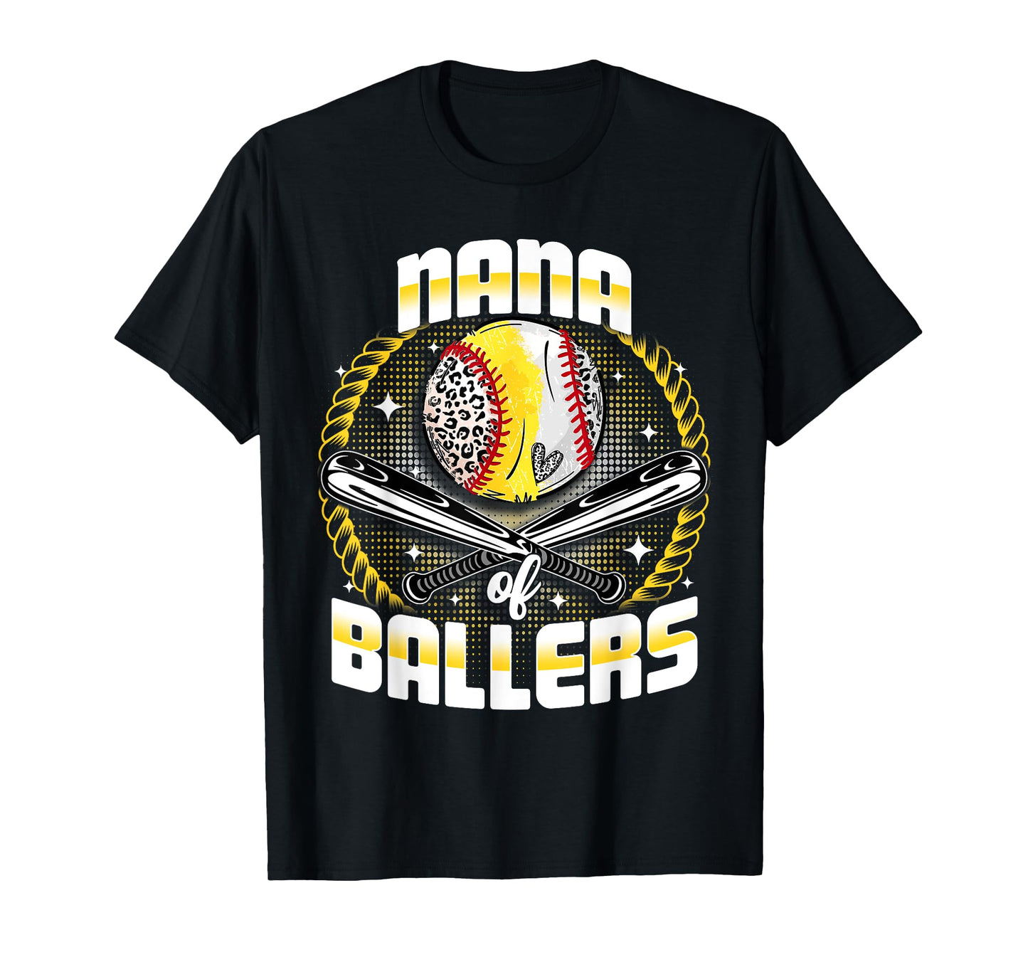 Baseball Softball Nana Ballers T-Shirt - Streetwear Style for Adults - T-Shirt, Sweatshirt, Hoodie