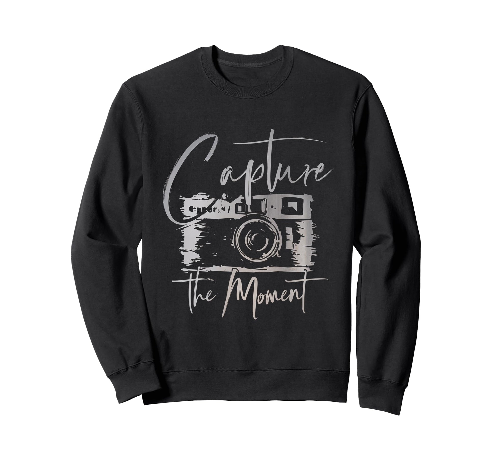 Capture Moment Photography Camera Art Sweatshirt - Streetwear Style Unisex - T-Shirt, Sweatshirt, Hoodie