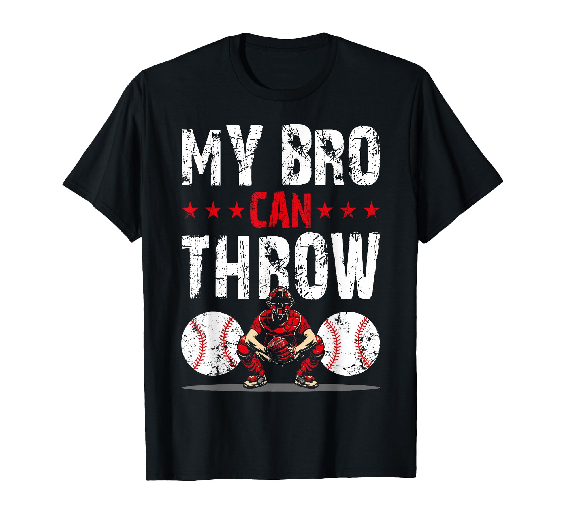 My Bro Can Throw Brother Sister T-Shirt - Custom Art Print Men Women - T-Shirt, Sweatshirt, Hoodie