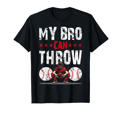 My Bro Can Throw Brother Sister T-Shirt - Custom Art Print Men Women - T-Shirt, Sweatshirt, Hoodie