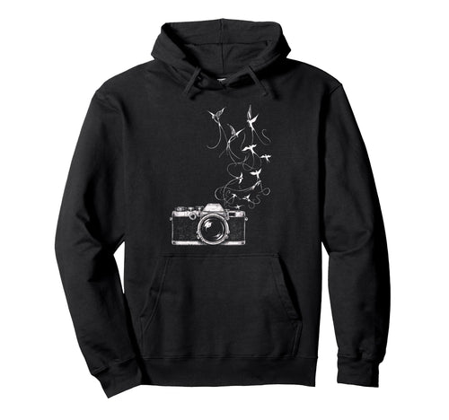 Photographer Camera Photography Birds Hoodie - Trendy Graphic Men Women - T-Shirt, Sweatshirt, Hoodie