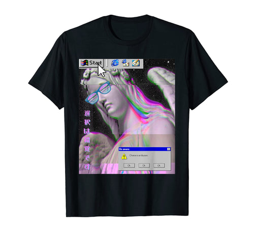Vaporwave Aesthetic Statue 90S Art T-Shirt - Custom Art Print Men Women - T-Shirt, Sweatshirt, Hoodie