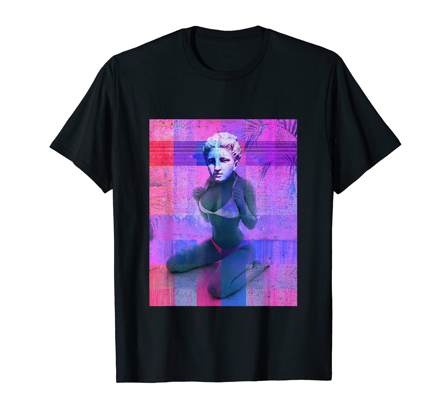 Posing Statue Vaporwave Aesthetic T-Shirt - Minimalist Print Men Women - T-Shirt, Sweatshirt, Hoodie