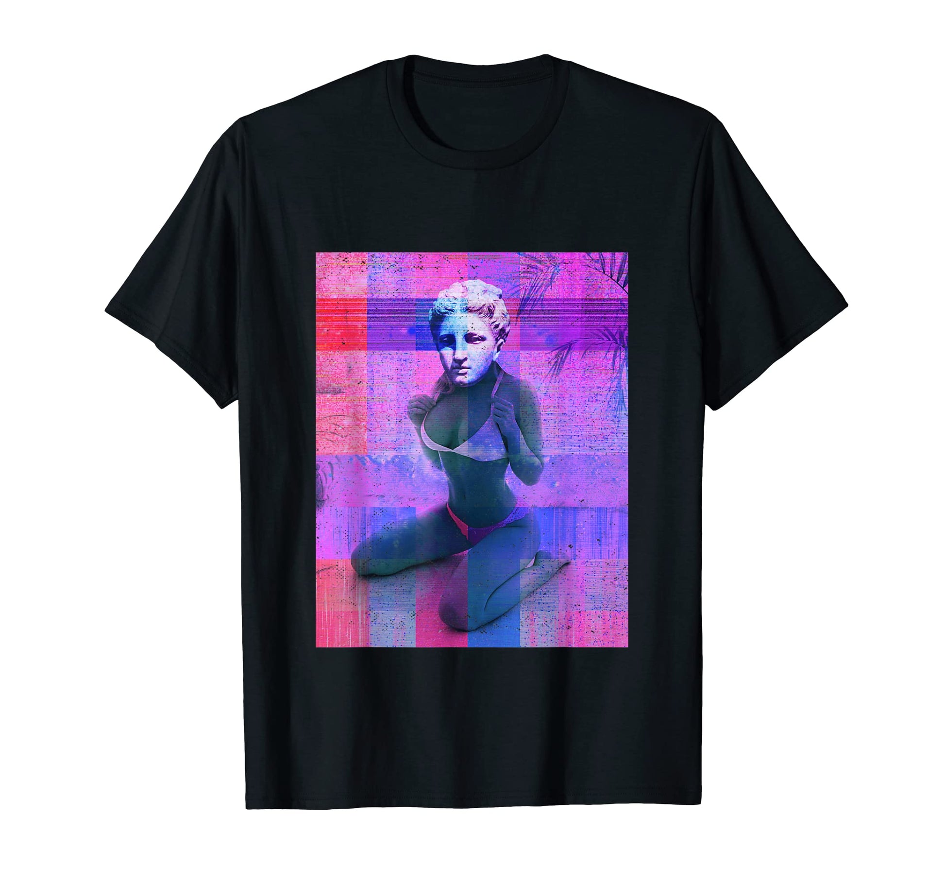Posing Statue Vaporwave Aesthetic T-Shirt - Minimalist Print Men Women - T-Shirt, Sweatshirt, Hoodie