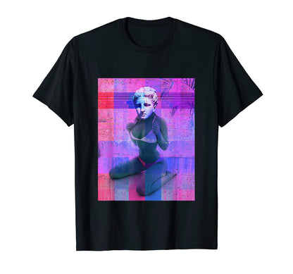 Posing Statue Vaporwave Aesthetic T-Shirt - Minimalist Print Men Women - T-Shirt, Sweatshirt, Hoodie