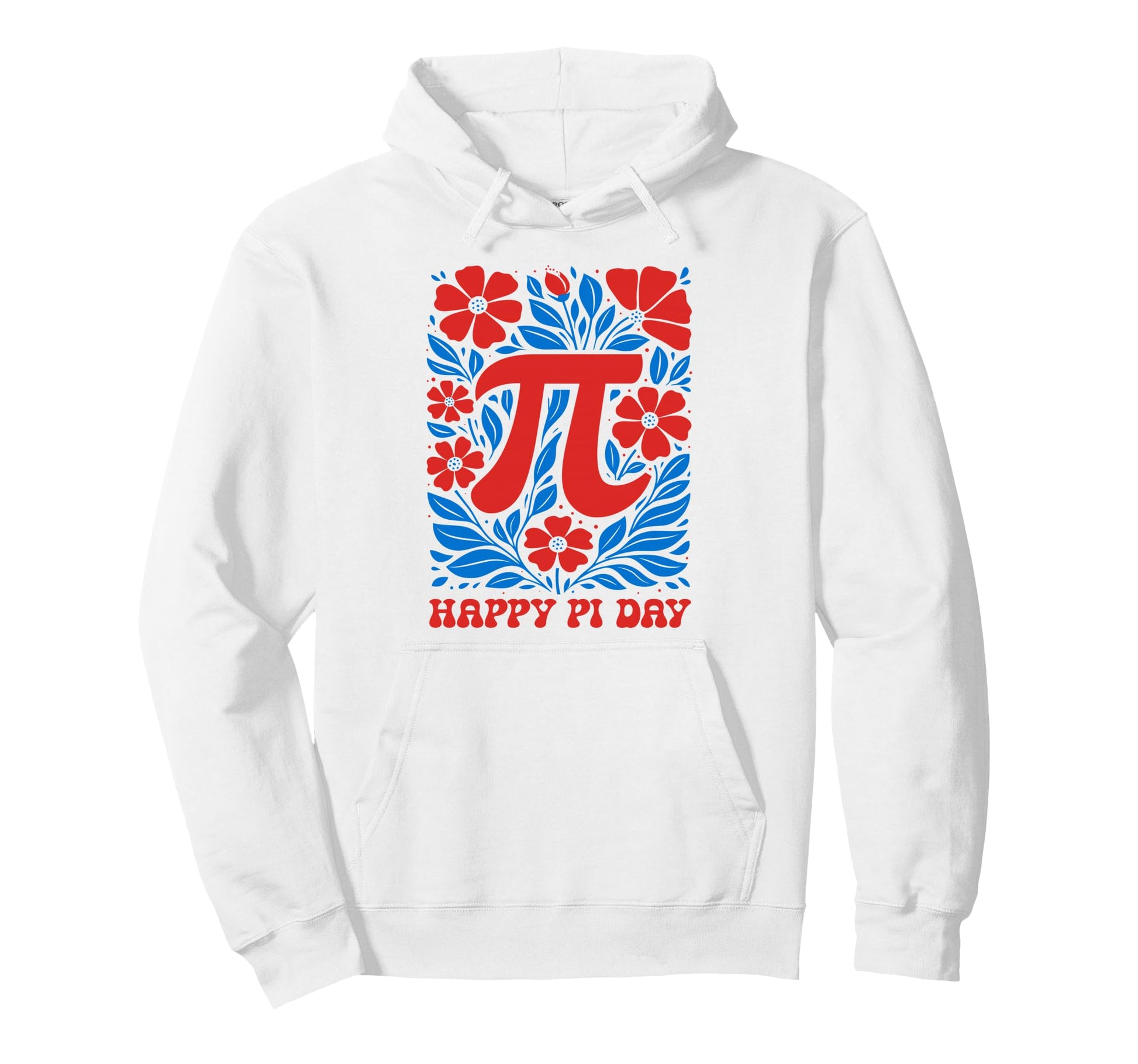Happy Pi Day Symbol Boho Flower Math Hoodie - Aesthetic Graphic Men Women - T-Shirt, Sweatshirt, Hoodie
