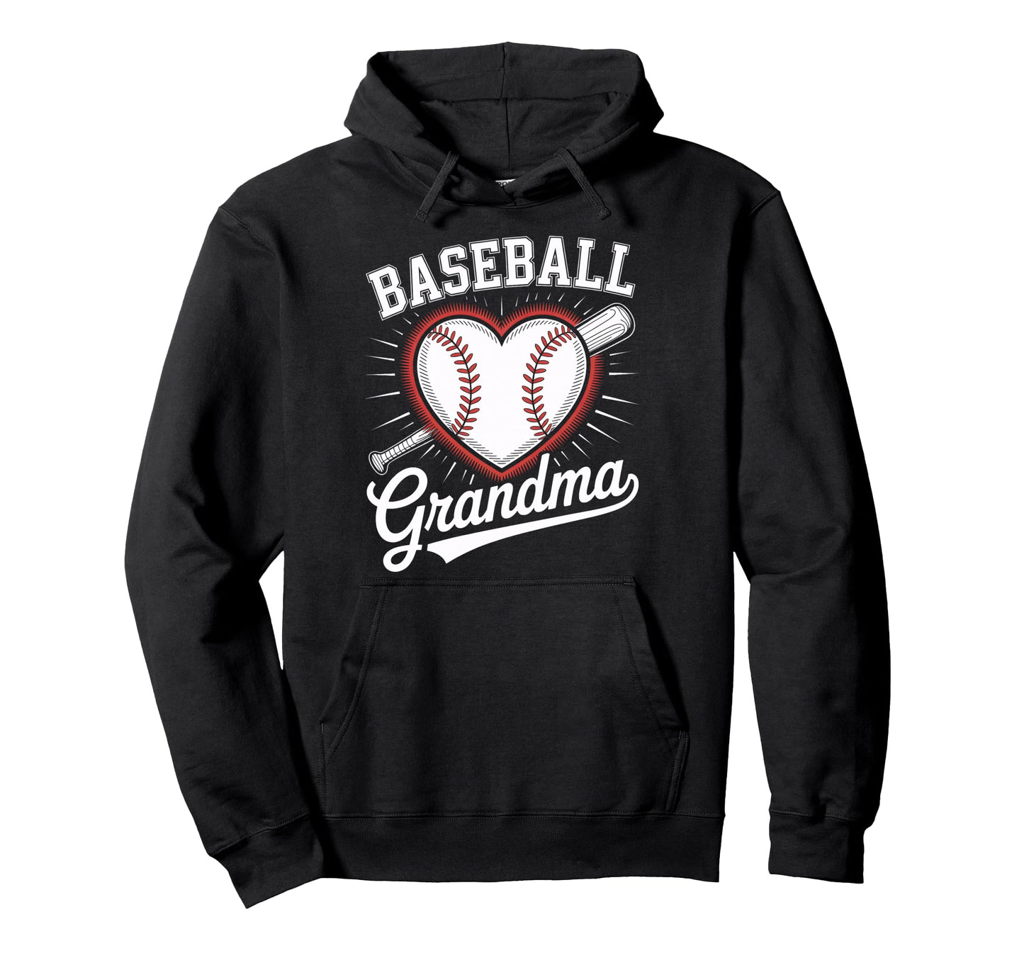Funny Baseball Grandma Ballpark Visits Hoodie - Minimalist Print Unisex - T-Shirt, Sweatshirt, Hoodie