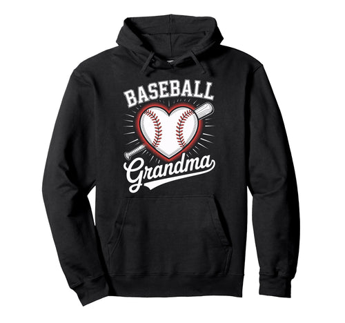 Funny Baseball Grandma Ballpark Visits Hoodie - Minimalist Print Unisex - T-Shirt, Sweatshirt, Hoodie