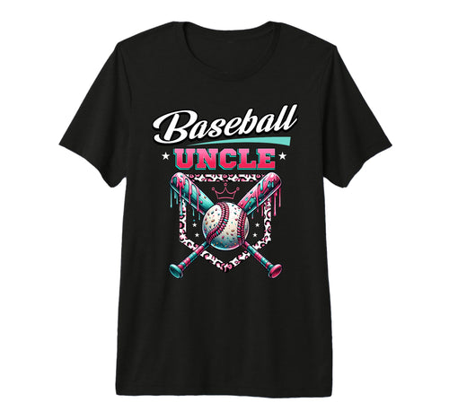 Mens Baseball Uncle Dripping Baseball Bat T-Shirt - Graphic Print Unisex - T-Shirt, Sweatshirt, Hoodie
