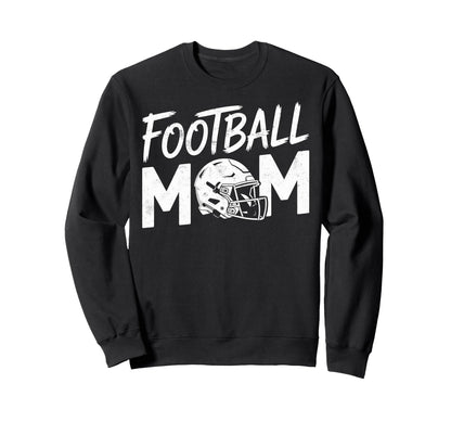 Proud Football Players Mom Sweatshirt - Casual Everyday Wear Men Women - T-Shirt, Sweatshirt, Hoodie