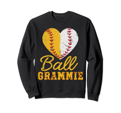 Baseball Grandma Grandmother Granny Sweatshirt - Aesthetic Graphic Unisex - T-Shirt, Sweatshirt, Hoodie