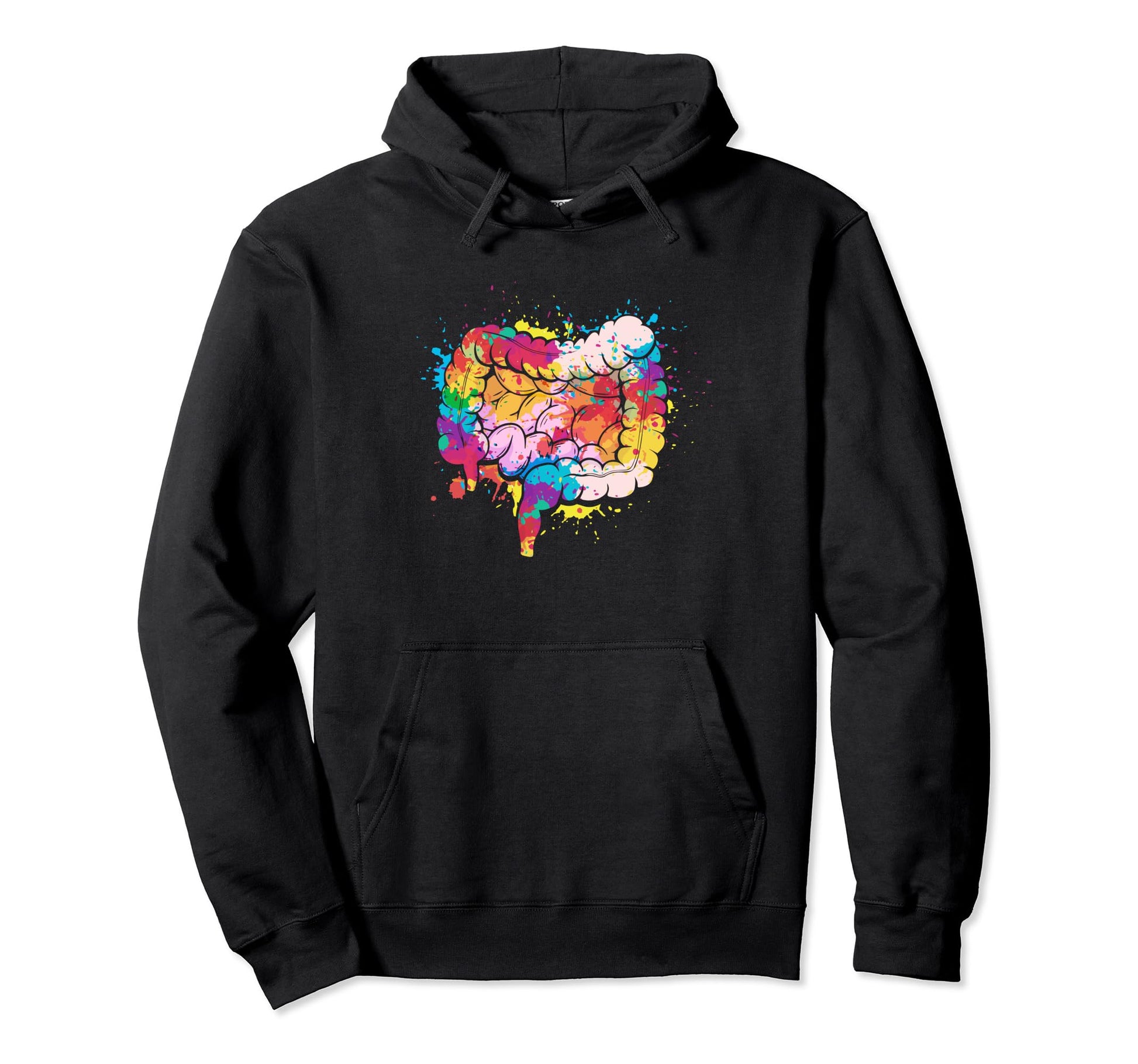 Rainbow Intestine Gastroenterology Hoodie - Custom Art Print Men Women - T-Shirt, Sweatshirt, Hoodie