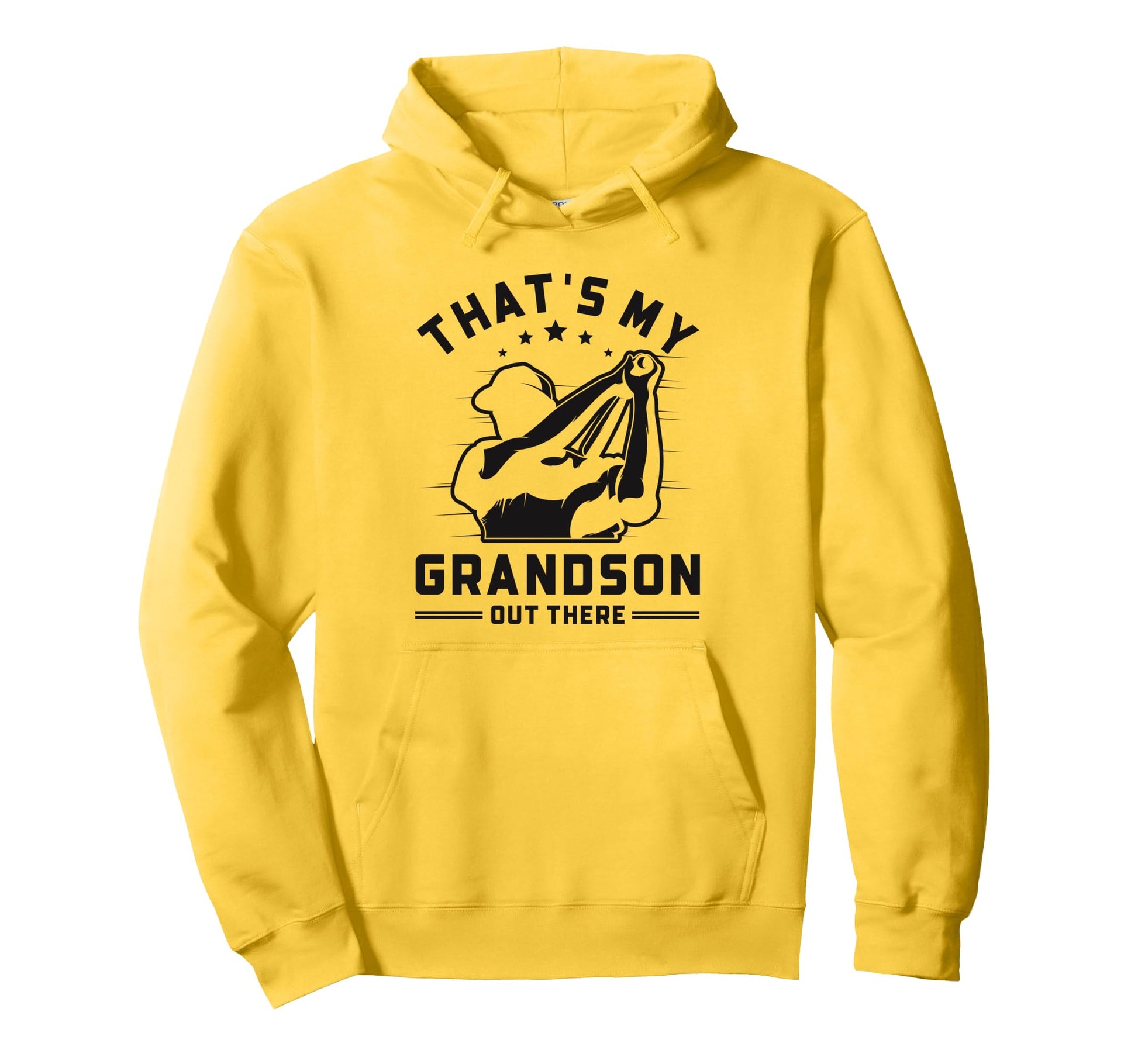 Thats My Grandson Out There Baseball Hoodie - Custom Art Print Men Women - T-Shirt, Sweatshirt, Hoodie