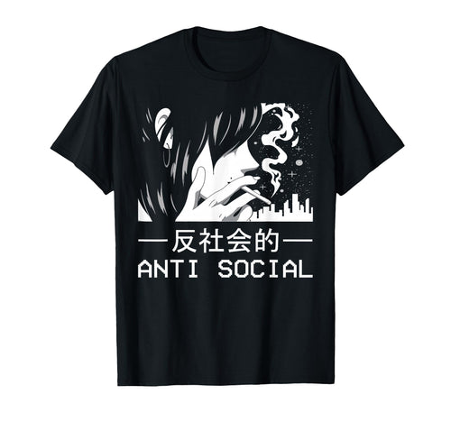 Alt Indie Aesthetic Egirl Eboy Anime T-Shirt - Graphic Print for Adults - T-Shirt, Sweatshirt, Hoodie