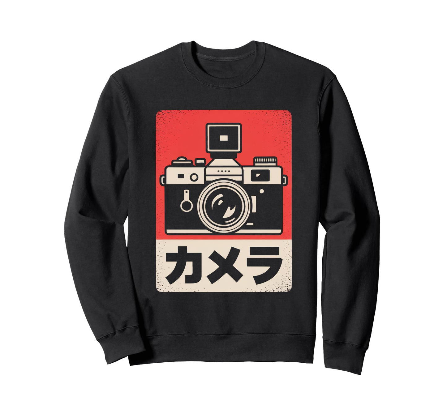 Japanese Analog Slr Camera Sweatshirt - Fun Novelty Design Unisex - T-Shirt, Sweatshirt, Hoodie