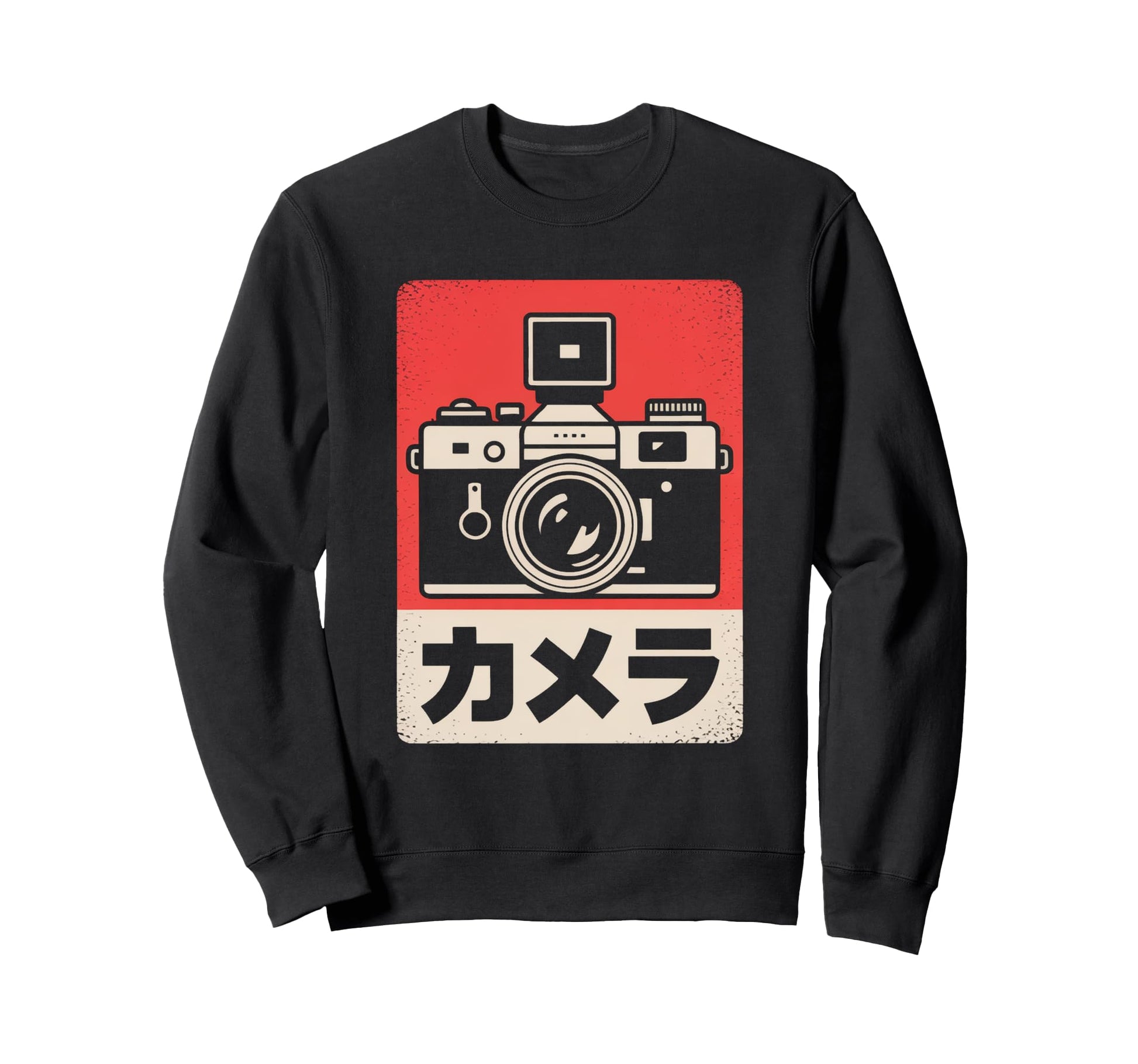 Japanese Analog Slr Camera Sweatshirt - Fun Novelty Design Unisex - T-Shirt, Sweatshirt, Hoodie