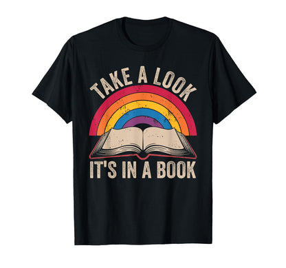 Rainbow Take Its Book Reading T-Shirt - Streetwear Style Men Women - T-Shirt, Sweatshirt, Hoodie