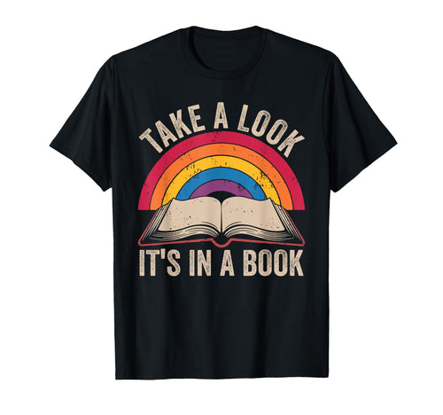 Rainbow Take Its Book Reading T-Shirt - Streetwear Style Men Women - T-Shirt, Sweatshirt, Hoodie
