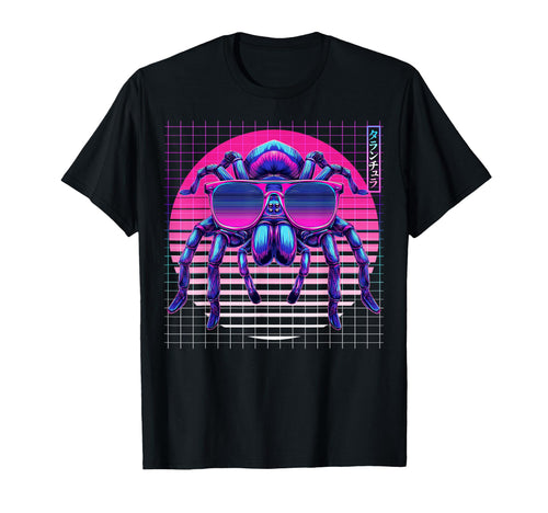 Tarantula Sunglasses Spider Vaporwave T-Shirt - Novelty Apparel for Adults - T-Shirt, Sweatshirt, Hoodie