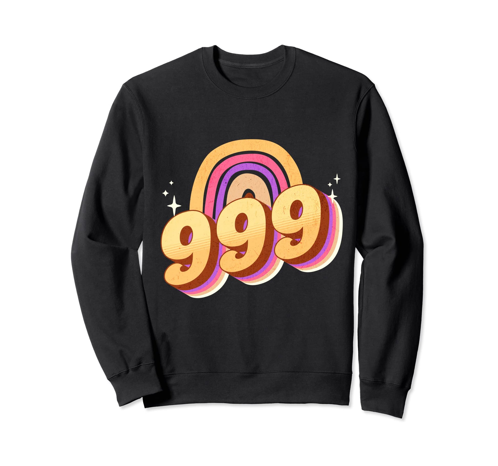 Angel Number 999 Rainbow Sweatshirt - Graphic Print Unisex - T-Shirt, Sweatshirt, Hoodie