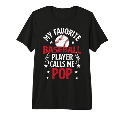 Mens My Favorite Baseball Player Pop T-Shirt - Trendy Graphic Unisex - T-Shirt, Sweatshirt, Hoodie