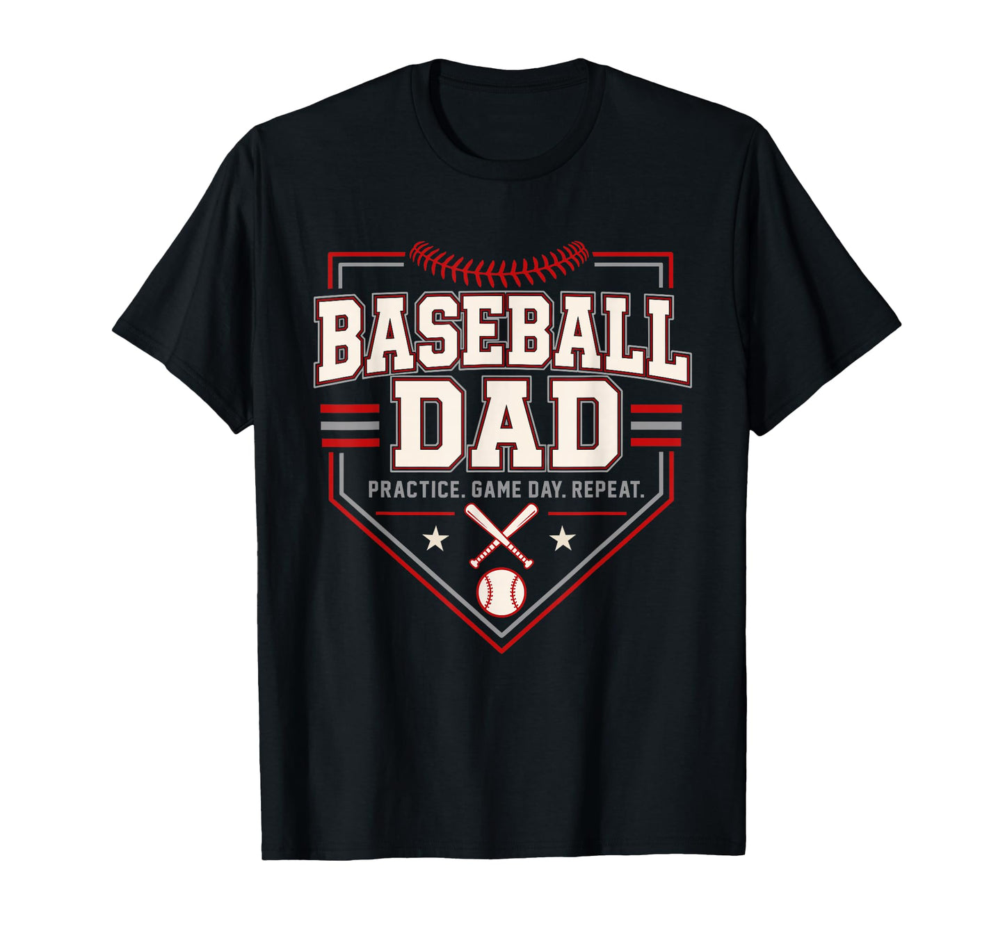 Baseball Dad Fathers Day Sports Funny T-Shirt - Novelty Apparel for Adults - T-Shirt, Sweatshirt, Hoodie