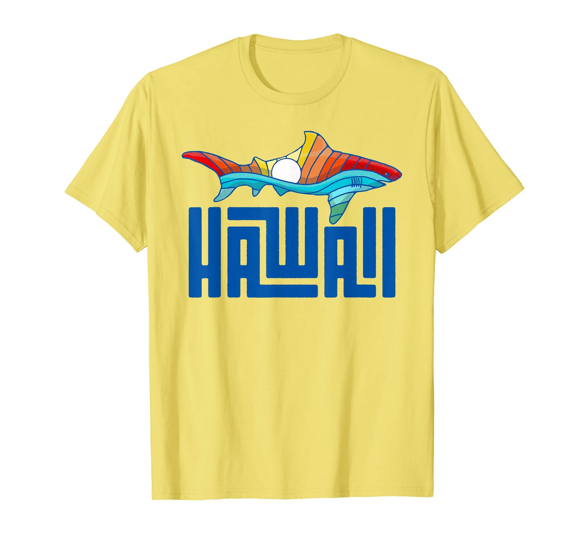 Hawaii Rainbow Shark T-Shirt - Fun Novelty Design Unisex - T-Shirt, Sweatshirt, Hoodie