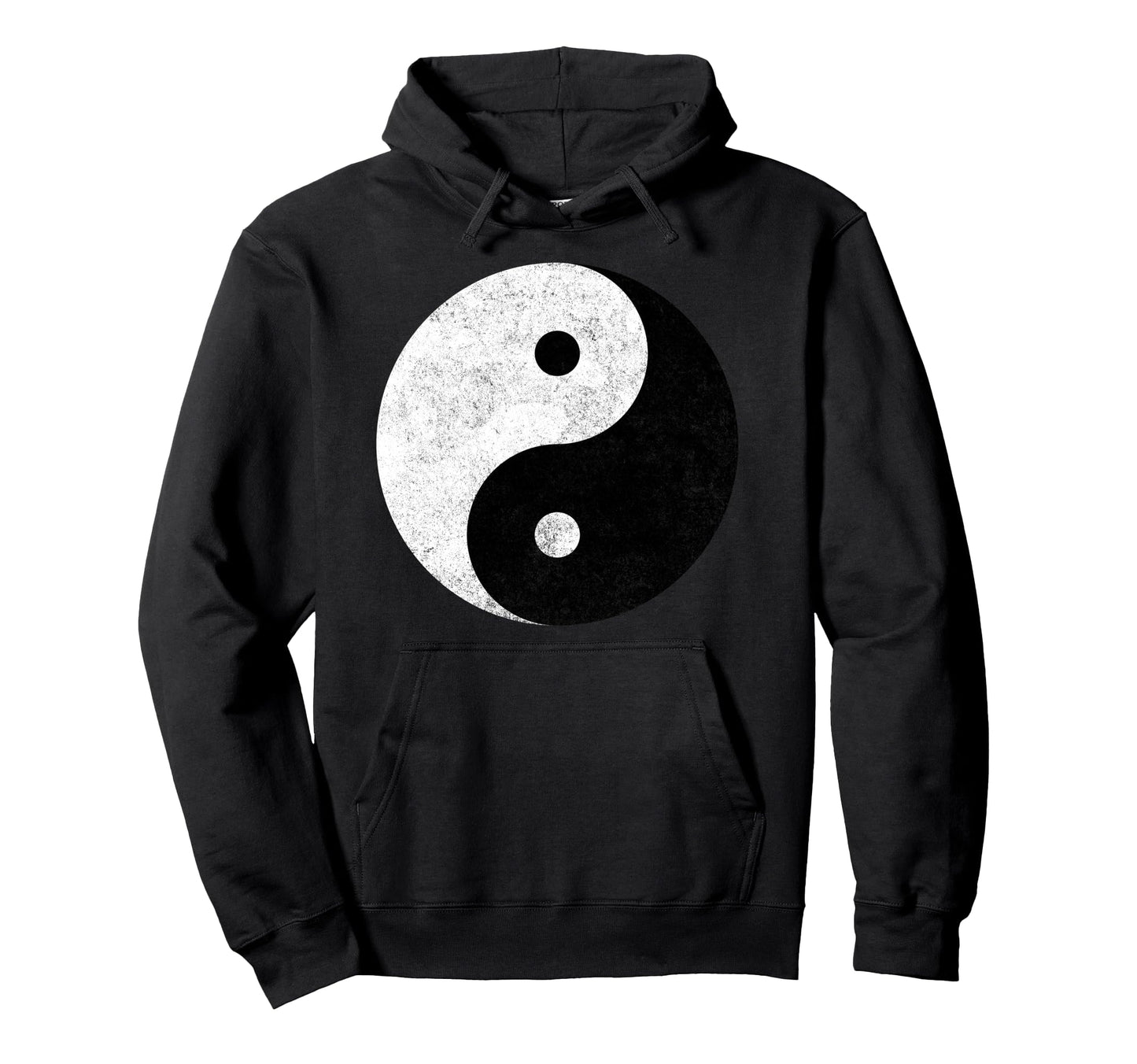 Yin Yang Symbol Tao Taijitu Yoga Hoodie - Minimalist Print for Adults - T-Shirt, Sweatshirt, Hoodie