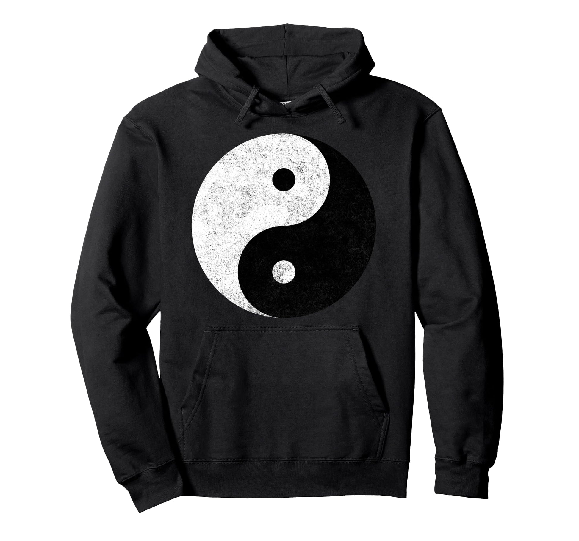 Yin Yang Symbol Tao Taijitu Yoga Hoodie - Minimalist Print for Adults - T-Shirt, Sweatshirt, Hoodie
